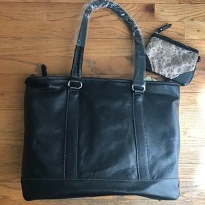 Black shoulder laptop bag from eBags